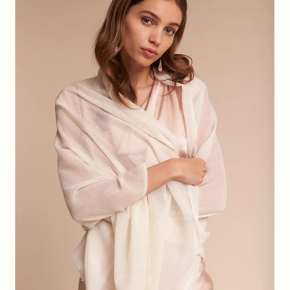 BHLDN Rue semi sheer pashmina wrap